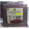 Image 1 : QUEEN PURPLE ANTI-PILL MICROFLEECE SHEET SET