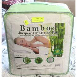 BAMBOO MATTRESS PAD KING SIZE WITH DEEP POCKETS