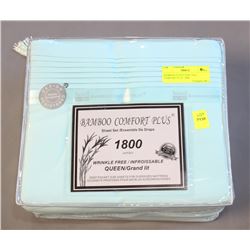 ON CHOICE:BAMBOO QUEEN SIZE TEAL COMFORT PLUS 1800