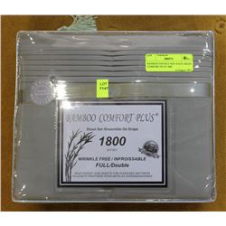 ON CHOICE: BAMBOO DOUBLE SIZE SAGE GREEN  COMFORT