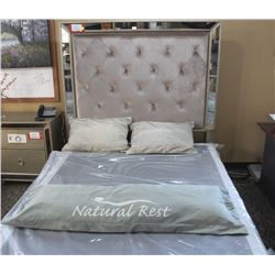 LILY QUEEN BED AND NIGHT STAND FLOOR DISPLAY