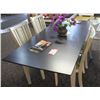 Image 1 : DARK BROWN OMEGA DINING TABLE FLOOR DISPLAY