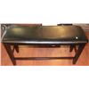 Image 1 : BLACK WOODEN BENCH 24'' HIGH FLOOR DISPLAY