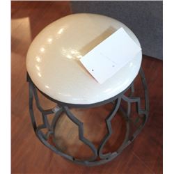 METAL CUSHION STOOL FLOOR DISPLAY