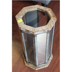 DECORATIVE MIRRORED FLOOR LAMP, FLOOR DISPLAY