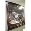 Image 1 : DARK BROWN WALL MIRROR FLOOR DISPLAY