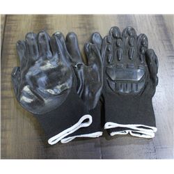 IMPACT & CUT RESISTANT  L  GLOVES - LOT OF 6