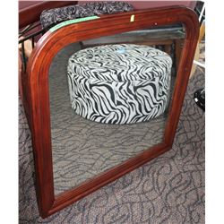 BROWN WALL MIRROR FLOOR DISPLAY