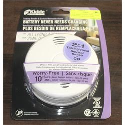 NEW KIDDE TALKING SMOKE AND CARBON MONOXIDE ALARM