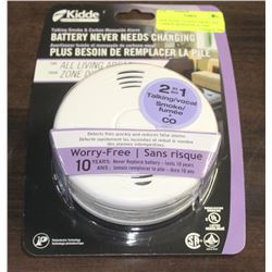NEW KIDDE TALKING SMOKE AND CARBON MONOXIDE ALARM