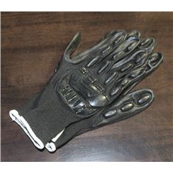 IMPACT & CUT RESISTANT  L  GLOVES - LOT OF 6