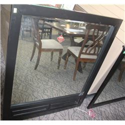 BLACK WALL MIRROR FLOOR DISPLAY