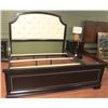 Image 1 : PLASENCIA KING BED FRAME, WITH 1 NIGHT STAND