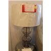 Image 1 : GLASS TABLE LAMP WITH SHADE