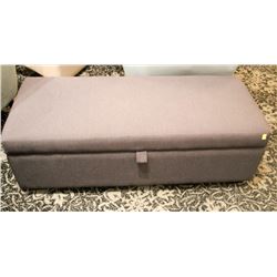 GREY STORAGE BENCH FLOOR DISPLAY