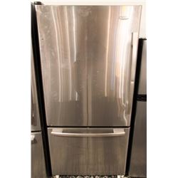 WHIRLPOOL GOLD 22 CU FT FRIDGE & BOTTOM FREEZER