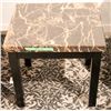 Image 1 : FAUX MARBLE TOP END TABLE