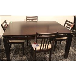 LIBBY CHERRY TABLE WITH 4 CHAIRS