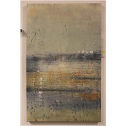 BLUE ABSTRACT ART PAINTING