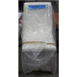 GROUP OF 8 WHITE DESIGNER CHAIRS