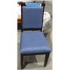 Image 1 : LOT OF 2 BLUE CHAIRS, WITH NO ARMS