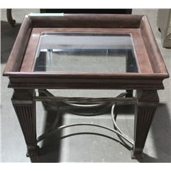 ARAX GLASS END TABLE