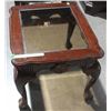 Image 1 : CHERRY GLASS END TABLE