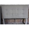 Image 1 : BEIGE QUEEN FABRIC HEADBOARD