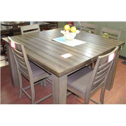 LIGHT GREY SHAKERA COUNTER HEIGHT TABLE