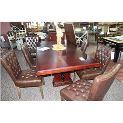 CHERRY ELORA DDINING TABLE WITH 6 CHAIRS