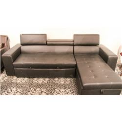 CARSON BLACK SECTIONAL