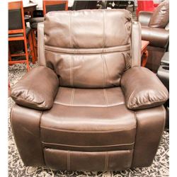 DEXTER BROWN RECLINER AND ROCKER