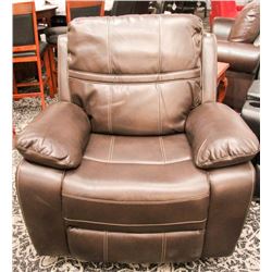 DEXTER BROWN RECLINER AND ROCKER