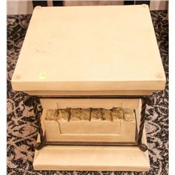 HESTIA STONE SPILT ROCK SIDE TABLE