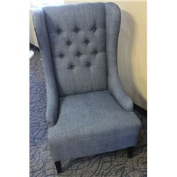 VALENCIA GREY ACCENT CHAIR