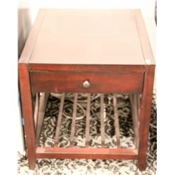 MARSHALL BROWN END TABLE