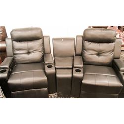 BROADWAY HOME THEATER POWER RECLINER W/ CONSOLE