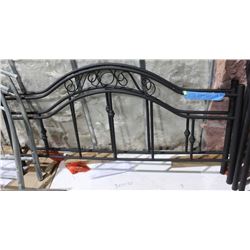 BLACK SAND DOUBLE OR QUEEN HEADBOARD & FOOTBOARD S