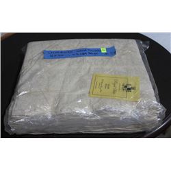 1 DOZEN OF BEIGE HOTEL HAND TOWELS 16'' X 30''