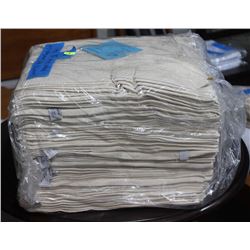 1 DOZEN OF BEIGE HOTEL HAND TOWELS 16'' X 27''