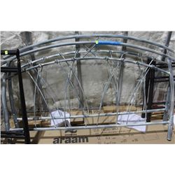 SANDY GREEN DOUBLE OR QUEEN HEADBOARD & FOOTBOARD