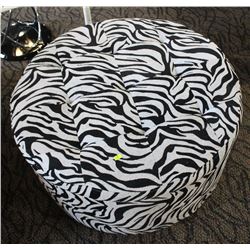 JUDITH SIBERIAN TIGER ROUND OTTOMAN