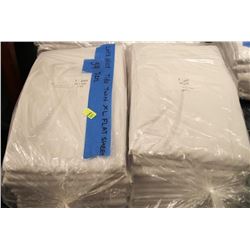 LOT OF 6 TWIN XL FLAT SHEET