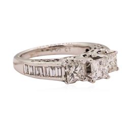 1.45 ctw Diamond Ring - 14KT White Gold