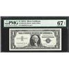 Image 1 : 1957A $1 Silver Certificate Note Fr.1620 PMG Superb Gem Uncirculated 67EPQ