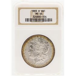 1883-O $1 Morgan Silver Dollar Coin NGC MS64