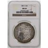 Image 1 : 1881-S $1 Morgan Silver Dollar Coin NGC MS64