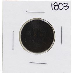 1803 Draped Bust Half Cent Coin