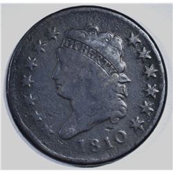 1810 CLASSIC HEAD LARGE CENT, VG