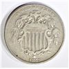 Image 1 : 1875 SHIELD NICKEL, VF